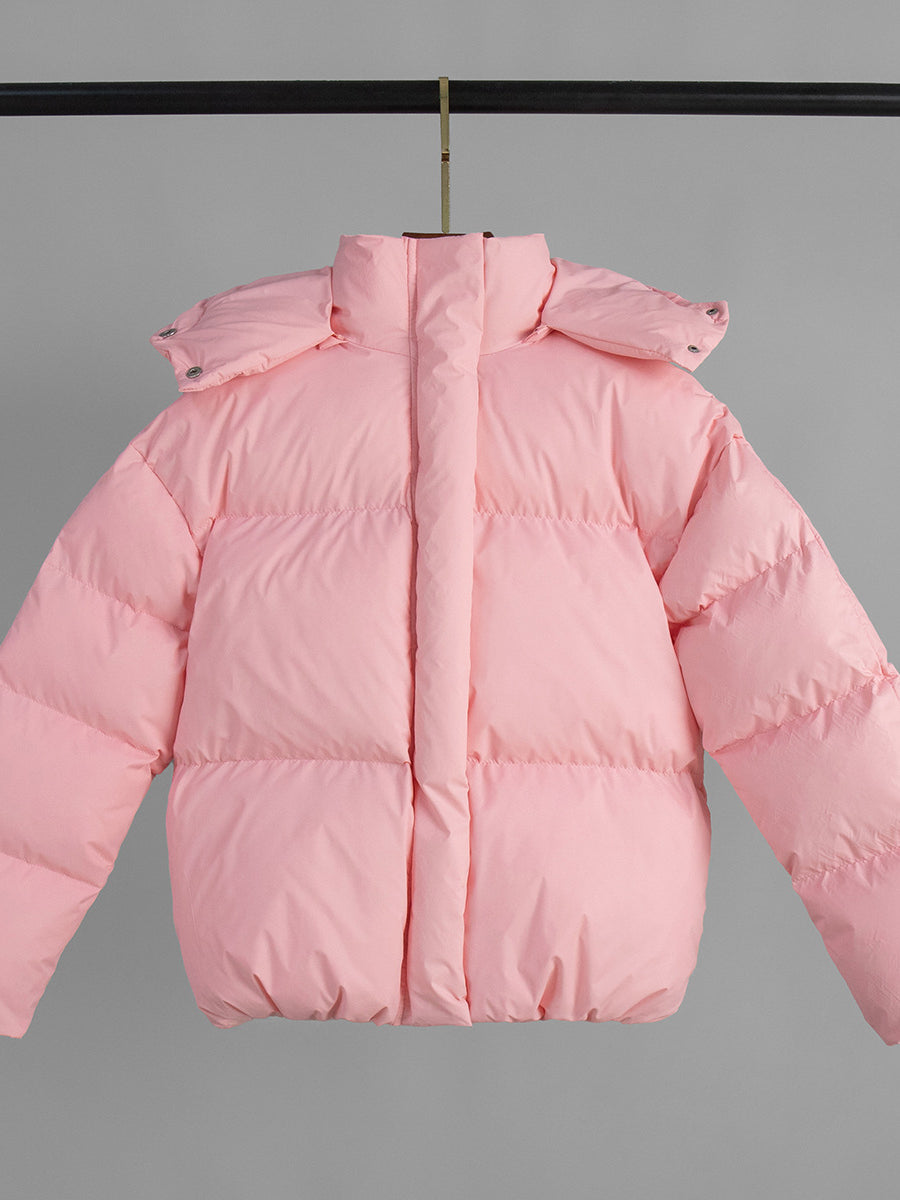 Thick Puffer Jacket, Warm Cotton Coat