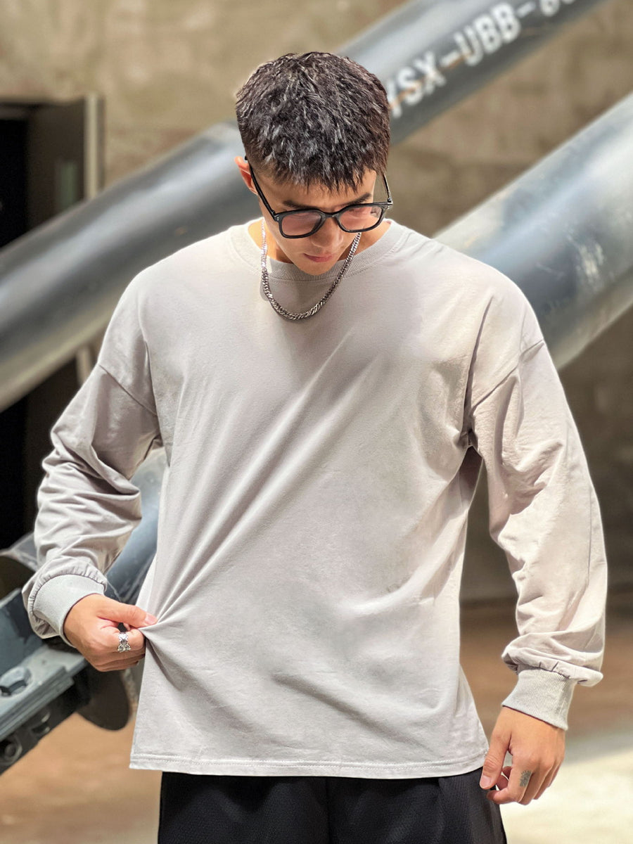 Loose Fitness Clothes Sports Clothes Long Sleeve T-shirt Pullover Hoodie Thin Section Men
