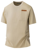 Lightweight Ice Silk Linen Men's Short-Sleeve T-Shirt