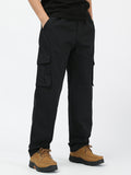Men's Casual Plus-Size Multi-Pocket Work Pants