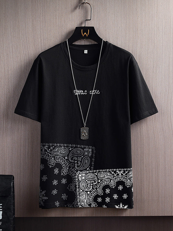 Short-sleeved T-shirts, Half-sleeved T-shirts, Loose Bottoming Shirts, Tops, Men's Clothing