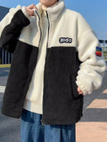 Youth Winter Clothes Lamb Wool Cotton-padded Clothes Velvet Padded Thickened Coat