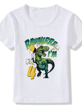 Children's T-shirt Numbers 1-9 Birthday T-shirt
