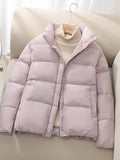 Bread-style Jacket Padded Short Puffer Coat