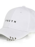 Unisexe Lettre Imprimé Solide Caps Hommes Femmes Anneau Hip Hop Casquette de baseball Coton Snapback Chapeau