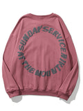Round collar hoodies
