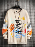 SingleRoad Mens Crewneck Sweatshirt Men Harajuku Oversized Japanese Streetwear Hip Hop Black Hoodie Men Sweatshirts Hoodies