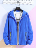 Reflective Zipper Sun Protection Clothes Men's Fishing Clothes