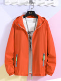 Reflective Zipper Sun Protection Clothes Men's Fishing Clothes