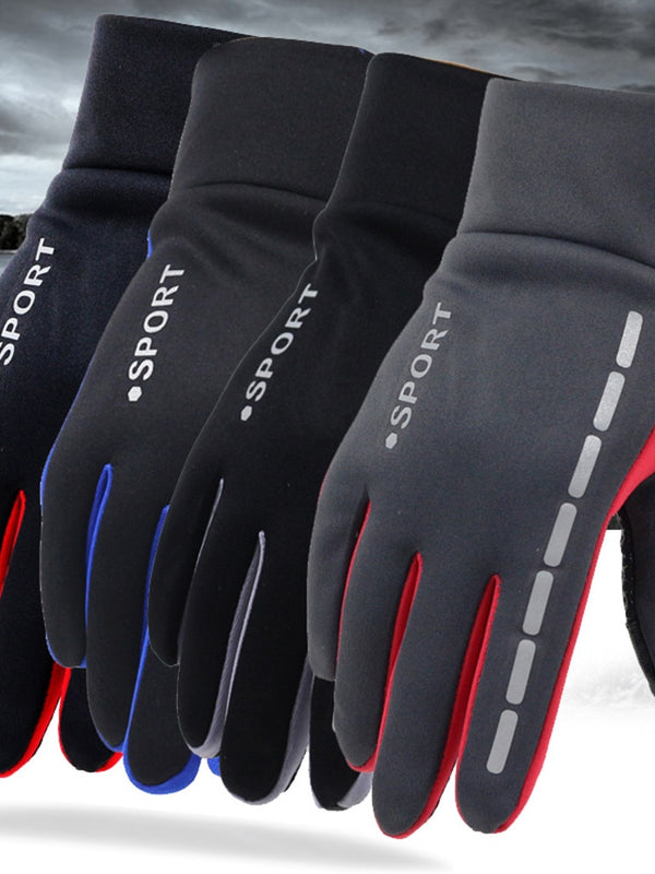 Outdoor Driving Men's Sports Fitness Autumn And Winter Cycling Gloves