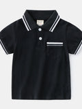 Boys' T-Shirt Summer Polo Shirt
