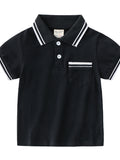 Boys' T-Shirt Summer Polo Shirt