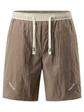 Men's Casual Shorts Loose Straight-Cut Cropped Trousers