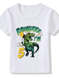 Children's T-shirt Numbers 1-9 Birthday T-shirt