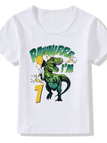Children's T-shirt Numbers 1-9 Birthday T-shirt