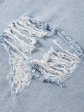 Men's Distressed Washed Ripped Jeans