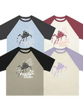High Quality Harajuku Casual Hip Hop Female Vintage Oversized Street Retro Summer Letters T-shirts