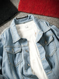 Casual denim jacket clothes