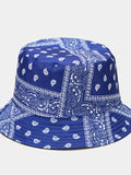 Bandana Print Bucket Hats With Multiple Colorways