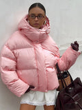 Thick Puffer Jacket, Warm Cotton Coat