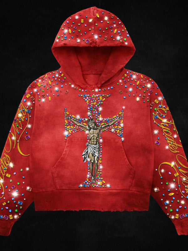 Men's Printed Sweatshirt Casual Pullover Sportswear