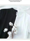 Personality Letter Pattern Oversized T-shirt Men
