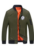 Nylon baseball uniform casual bomber jacket