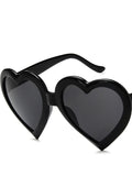 Trendy Heart-shaped Sunglasses Colorful Sunglasses Peach Heart Sunglasses