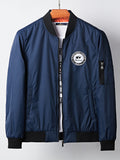 Nylon baseball uniform casual bomber jacket