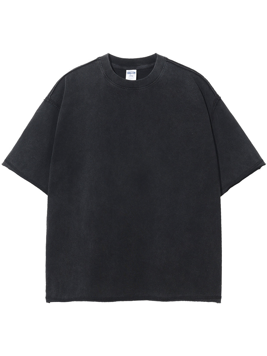 Vintage Wash Water For Old Men's T-shirts