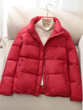 Bread-style Jacket Padded Short Puffer Coat