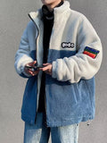 Youth Winter Clothes Lamb Wool Cotton-padded Clothes Velvet Padded Thickened Coat