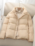 Bread-style Jacket Padded Short Puffer Coat