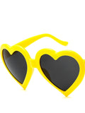 Trendy Heart-shaped Sunglasses Colorful Sunglasses Peach Heart Sunglasses