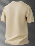 Lightweight Ice Silk Linen Men's Short-Sleeve T-Shirt
