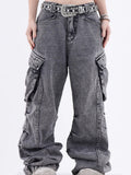 Men's Wide Leg Straight Jeans