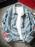 Casual denim jacket clothes