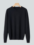 New Inner Wear Base Men's Knitted Round Neck Sweater Men
