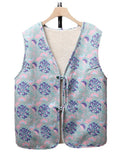 Double-sided Retro Buckle For Women Mink Fur Vest