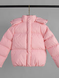 Thick Puffer Jacket, Warm Cotton Coat