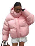 Thick Puffer Jacket, Warm Cotton Coat
