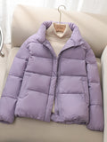 Bread-style Jacket Padded Short Puffer Coat