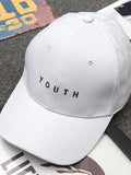 Unisexe Lettre Imprimé Solide Caps Hommes Femmes Anneau Hip Hop Casquette de baseball Coton Snapback Chapeau