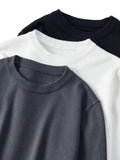 New Inner Wear Base Men's Knitted Round Neck Sweater Men