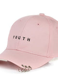 Unisexe Lettre Imprimé Solide Caps Hommes Femmes Anneau Hip Hop Casquette de baseball Coton Snapback Chapeau
