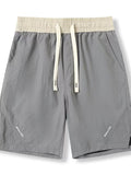 Men's Casual Shorts Loose Straight-Cut Cropped Trousers