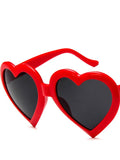 Trendy Heart-shaped Sunglasses Colorful Sunglasses Peach Heart Sunglasses