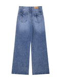 Women's High Waist Baggy Straight Trousers Jeans