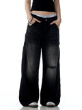 American Retro Tattered Jeans Jeans