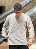 Loose Fitness Clothes Sports Clothes Long Sleeve T-shirt Pullover Hoodie Thin Section Men